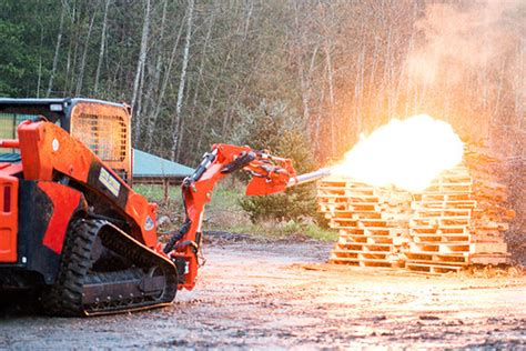 skid steer solutions flame throwe|VIRAL VIDEO: The Skid Steer Mounted Flamethrower.